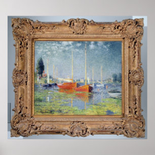 Poster Claude Monet Argenteuil, 1875