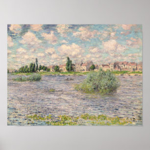 Poster Claude Monet at Lavacourt