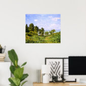 Poster Claude Monet, Au bord de la mer, (Bureau à domicile)