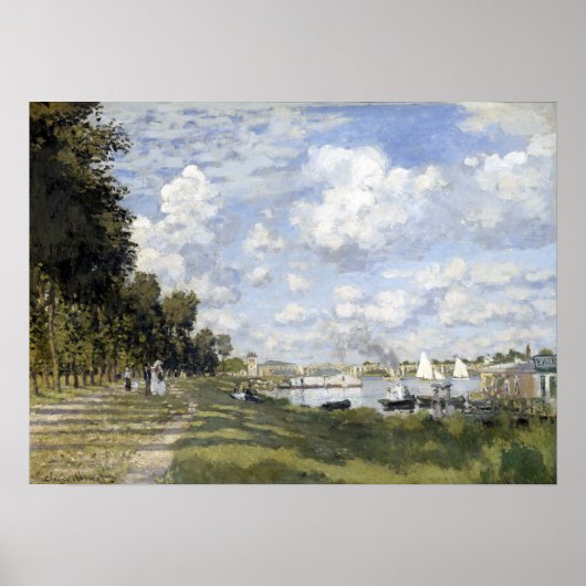 Poster Claude Monet Bassin d'Argenteuil (Devant)