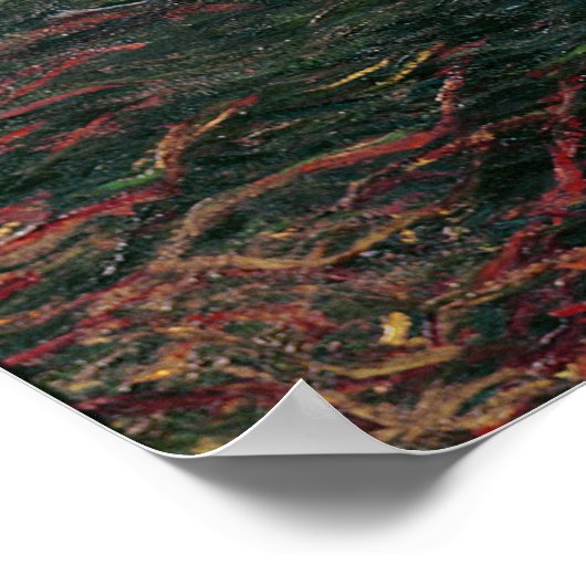 Poster Claude Monet | Bateau sur la rivière Epte (Coin)