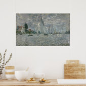 Poster Claude Monet | Bateaux ou Regatta à Argenteuil (Cuisine)