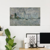 Poster Claude Monet | Bateaux ou Regatta à Argenteuil (Bureau à domicile)