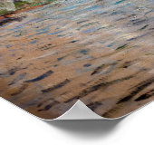 Poster Claude Monet - Bateaux Regatta à Argenteuil (Coin)