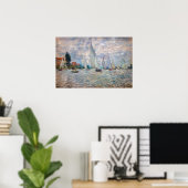 Poster Claude Monet - Bateaux Regatta à Argenteuil (Bureau à domicile)