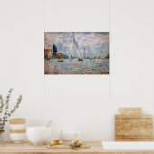 Poster Claude Monet - Bateaux Regatta à Argenteuil (Cuisine)