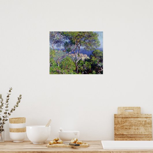 Poster Claude Monet | Bordighera, 1884 (Cuisine)