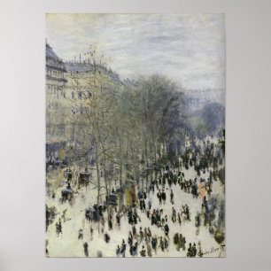 Poster Claude Monet - Boulevard des Capucines