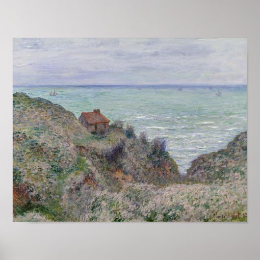 Poster Claude Monet - Cabine de la douane Watch (Devant)