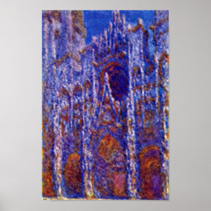 Poster Claude Monet - Cathédrale de Rouen