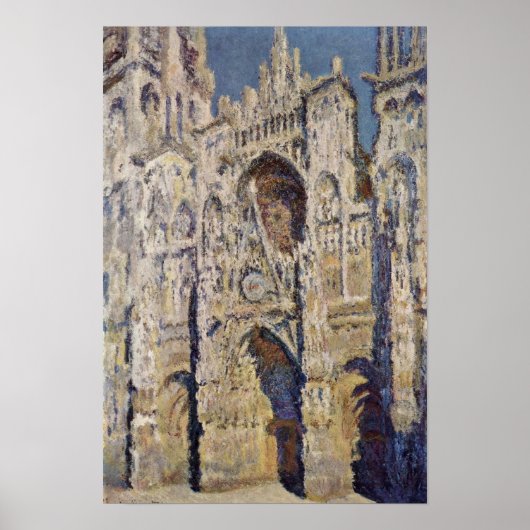 Poster Claude Monet - Cathédrale de Rouen (Devant)
