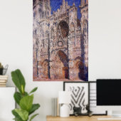 Poster Claude Monet - Cathédrale de Rouen 01 (Bureau à domicile)