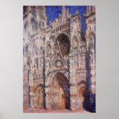 Poster Claude Monet - Cathédrale de Rouen 01 (Devant)
