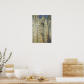 Poster Claude Monet | Cathédrale de Rouen en plein soleil (Cuisine)