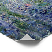 Poster Claude Monet | Centre des Willows de pleurs Nénuph (Coin)