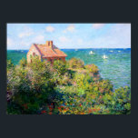 Poster Claude Monet : Chalet des pêcheurs à Varengeville<br><div class="desc">Une belle affiche classique représentant un chalet de pêcheurs de Varengeville,  peinte par le peintre impressionniste Claude Monet.</div>