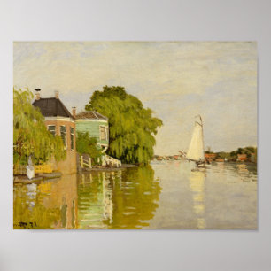 Poster Claude Monet - Chambres sur l'Achterzaan