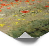 Poster Claude Monet - Champ de pavot (Coin)
