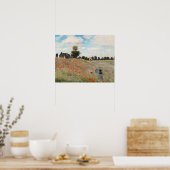 Poster Claude Monet - Champ de pavot (Cuisine)