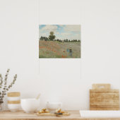 Poster Claude Monet - Champ de pavot (Cuisine)