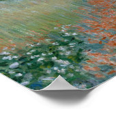 Poster Claude Monet - Champ de pavot dans un creux près d (Coin)