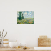 Poster Claude Monet - Champs de pavot près d'Argenteuil ( (Cuisine)