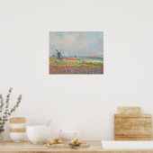 Poster Claude Monet - Champs de tulipe près de La Haye (Cuisine)
