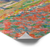 Poster Claude Monet - Champs de tulipe près de La Haye (Coin)