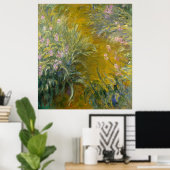 Poster Claude Monet | Chemin à travers les Irises (Bureau à domicile)