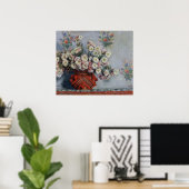 Poster Claude Monet | Chrysanthèmes, 1878 (Bureau à domicile)