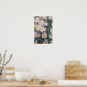 Poster Claude Monet - Clématite Blanche (Cuisine)