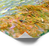 Poster Claude Monet - Cliff Top Walk À Pourville (Coin)