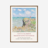 Poster Claude Monet Cliff Walk à l'exposition d'art Pourv