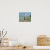 Poster Claude Monet - Cliff Walk at Pourville (Cuisine)