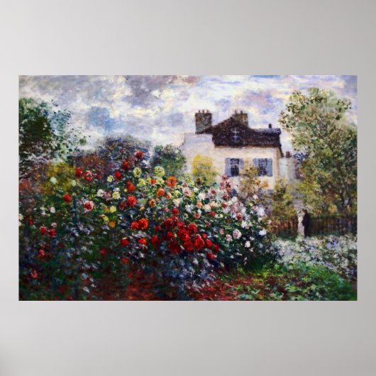 Poster Claude Monet Corner du Garden Fine Art (Devant)
