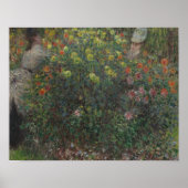 Poster Claude Monet - Dames en Fleurs (Devant)