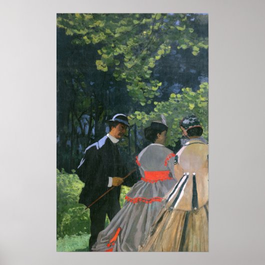 Poster Claude Monet | Dejeuner sur l'Herbe, Chailly (Devant)