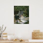 Poster Claude Monet | Dejeuner sur l'Herbe, Chailly (Cuisine)