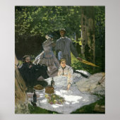 Poster Claude Monet | Dejeuner sur l'Herbe, Chailly (Devant)