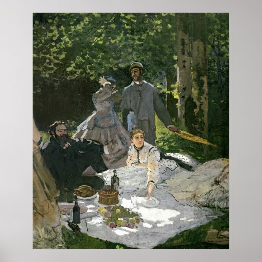 Poster Claude Monet | Dejeuner sur l'Herbe, Chailly (Devant)