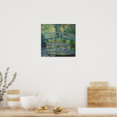 Poster Claude Monet - Eau Lily étang, Harmonie verte (Cuisine)