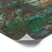 Poster Claude Monet - Eau Lily Pond (Coin)