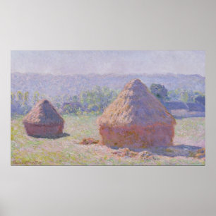 Poster Claude Monet   Emballages à la fin de l'été