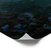 Poster Claude Monet - En Norvegienne Bateau à Giverny (Coin)