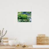 Poster Claude Monet Étang de Nymphéas Giverny (Cuisine)