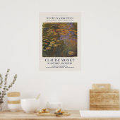 Poster Claude Monet Exposition publicitaire d'une exposit (Cuisine)