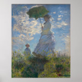 Poster Claude Monet - Femme avec Parasol La Promenade (Devant)