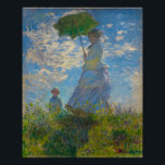 Poster Claude Monet Femme avec un parasol<br><div class="desc">Apportez une touche d'élégance impressionniste à vos murs ! Cette affiche présente la Femme de Claude Monet avec un Parasol, brillant de blancs doux, de bleus aérés, de verts frais et de soleil doré. La figure gracieuse, capturée à coups de pinceau fugaces, incarne le charme et la sérénité d'une journée...</div>