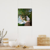 Poster Claude Monet - Femmes dans le jardin (Cuisine)