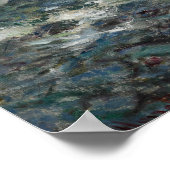 Poster Claude Monet - Filets de pêche à Pourville (Coin)